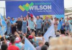 Recebido com festa em Caapiranga, Wilson presta contas de investimentos no município
