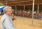 Pauderney é recebido com festa em comunidades indígenas e reforça apoio aos povos tradicionais