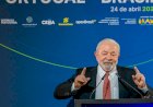 Em Portugal, Lula reforça crítica ao atual nível da taxa Selic