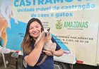 Deputada Joana Darc comemora marca de 40 mil castrações de animais no Amazonas no Castramóvel