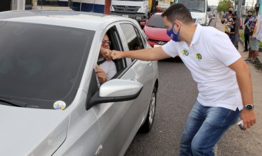 Capitão Alberto Neto e Orsine Jr. constatam sofrimento do trabalhador no trânsito caótico da Zona Leste