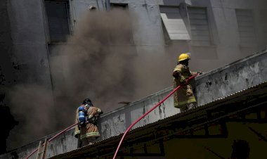 Bombeiros controlam incêndio no hospital de Bonsucesso