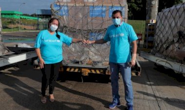 Wilson Lima recebe ajuda humanitária de 80 concentradores de oxigênio do Unicef e Opas