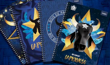 Cadernos com a marca do Boi Caprichoso serão comercializados em todo o Brasil