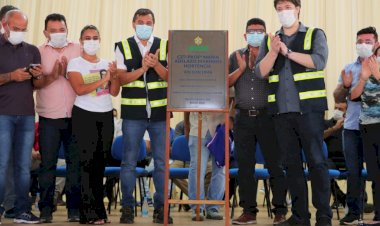 Governador Wilson Lima inaugura Ceti no município de Careiro Castanho