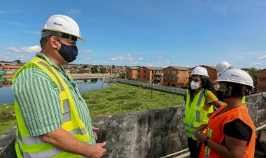 Governo do Estado inicia monitoramento em áreas de intervenção do Prosamim devido à cheia do Rio Negro