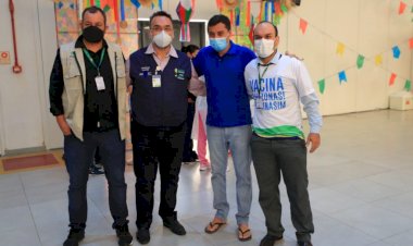 Wilson Lima destaca que profissionais que atuam no mutirão vacina Amazonas são heróis