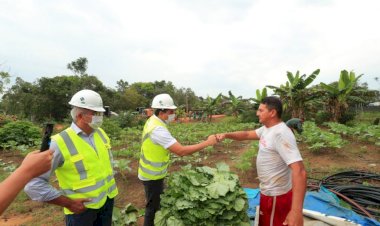 Governador Wilson Lima vistoria obra de pavimentação de ramais em Iranduba