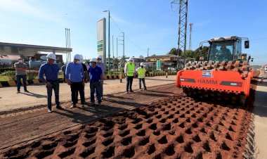 Governador Wilson Lima vistoria obras de reforma e modernização da AM-010