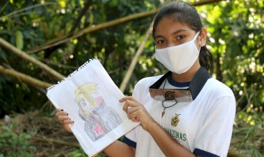 Dia do Artista: professora estimula estudantes a se expressarem por meio das artes