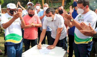 Governador Wilson Lima assina ordem de serviço para obras do ‘SOS Vicinais’ na capital e interior