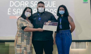 Aadesam recebe homenagem na Semana Nacional do Doador, promovida pela Hemoam