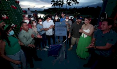 Wilson Lima inaugura mais de R$ 4 milhões em obras em Envira