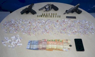 Homem é preso com armas e drogas na Compensa