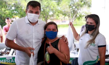 Com 3 toneladas de pescado, Wilson Lima retoma Peixe no Prato em Barcelos