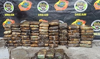 PF apreende 80 quilos de drogas e três pessoas são presas no Amazonas