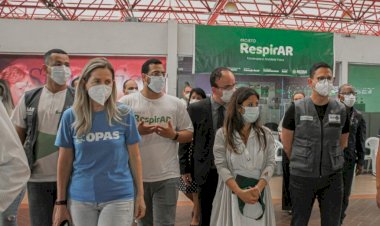 Organização Mundial da Saúde realiza visita ao Projeto RespirAR