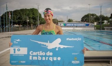 Atleta amazonense participa do Norte/Nordeste de natação no Maranhão, com apoio do Governo do Estado