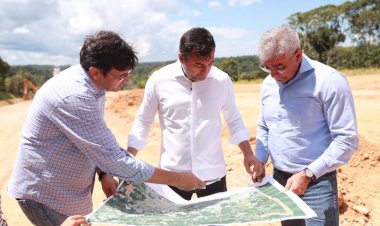 Wilson Lima acompanha retomada das obras dos anéis viários Sul e Leste