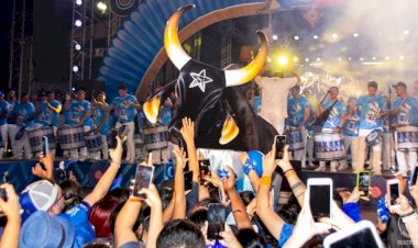 Bar do Boi encerra temporada azul no Sambódromo, em Manaus