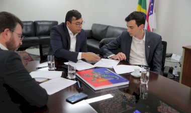 Governador Wilson Lima reúne com vice-presidente da Azul para discutir ampliação de operações no AM