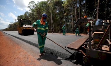 Governo do Estado conclui asfaltamento em 50 quilômetro da nova AM-010