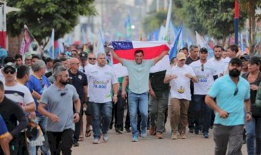 Wilson é recebido por mais de 5 mil pessoas em Eirunepé, para onde destinou R$ 86 milhões