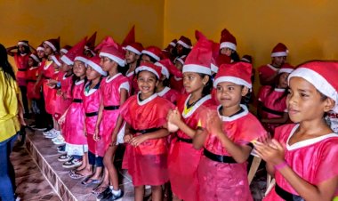 Ação social da SSP-AM distribui presentes para mais de 300 crianças do distrito de Cacau Pirêra