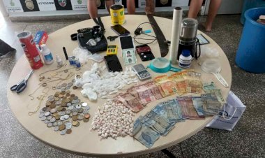 Trio que comercializava entorpecentes no bairro Lírio do Vale é preso