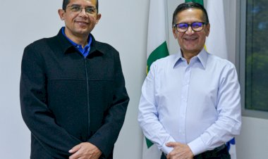 Em Brasília, deputado João Luiz reúne-se com presidente da Fundação Republicana Brasileira