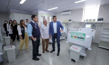 Wilson Lima entrega novos leitos de UTI ao Hospital Infantil Dr. Fajardo