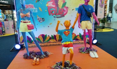 Manauara Shopping abre espaço para a customização de roupas e makes de carnaval