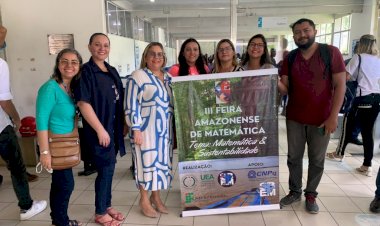 Secretaria de Educação participa do lançamento da 3ª Feira Amazonense de Matemática