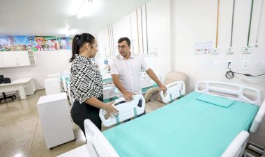 Wilson Lima entrega novos leitos clínicos no Hospital e Pronto-Socorro da Criança na zona sul da capital