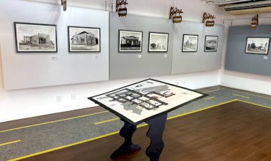 Artistas apresentam técnicas de desenho e esculturas em exposição no Liceu de Parintins