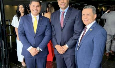 Deputado Mário César Filho participa da posse do ministro do TCU em Brasília