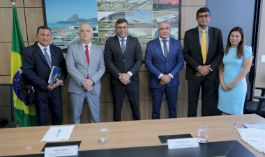 Wilson Lima reúne com ministro de Portos e Aeroportos em busca de melhorar infraestrutura do Amazonas