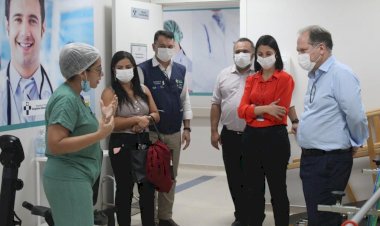 Hospital Delphina recebe visita de representantes do Ministério da Saúde