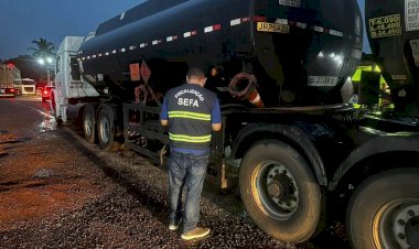Sefa apreende 13 mil litros de diesel e aparelhos eletrônicos com diversas irregularidades