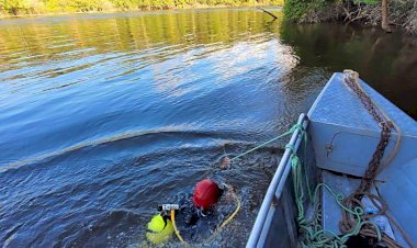 Mergulhadores do Corpo de Bombeiros encontram corpo de turista envolvido em acidente no Rio Acari