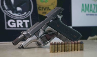 Cidade Mais Segura: SSP-AM prende homem em posse de arma de fogo no bairro Aleixo