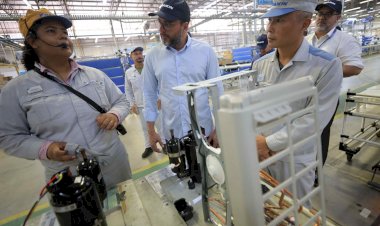 Em visita à fábrica do Polo Industrial de Manaus, Wilson Lima reafirma que reforma tributária precisa proteger a ZFM