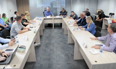 Representantes das Forças de Segurança do Amazonas participam de reunião de alinhamento para fortalecimento de ações no Estado