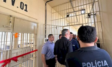 Seap entrega reforma de pavilhão no Complexo Penitenciário Anísio Jobim