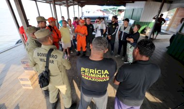 Governo do Amazonas monta força-tarefa para atender moradores da comunidade de Beruri após desbarrancamento