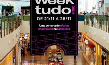 'Week Tudo' Manauara Shopping promove semana de ofertas e prêmios na Black Friday