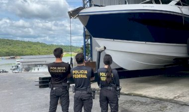 PF apreende iate de organização criminosa que atuava contra o Sistema Financeiro Nacional em Manaus