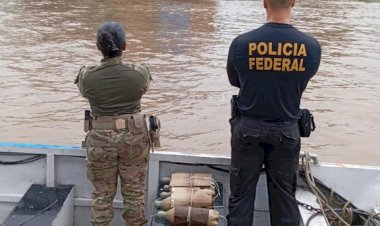 PF prende homem em flagrante e apreende 30 quilos de drogas