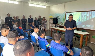 Deputado João Luiz palestra a socioeducandos e realiza visita a Centro Socioeducativo Dagmar Feitosa