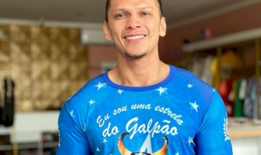 Presidente do Caprichoso, Rossy Amoedo, anuncia contratação do artista Eddi Dude ao quadro de alegoristas